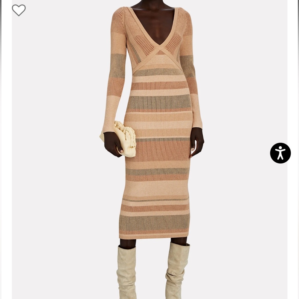 Intermix knit long dress